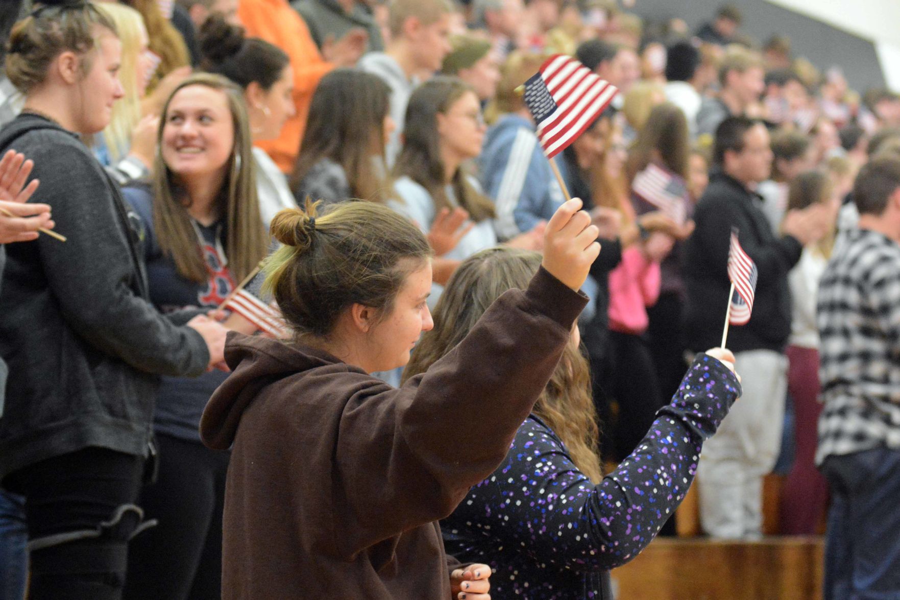 Portage High School Veterans Day ceremony 2019